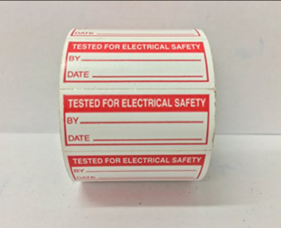 ELECTRICAL SAFETY Inspection Quality Control | 1.5'' x 5/8'' | 350 Labels