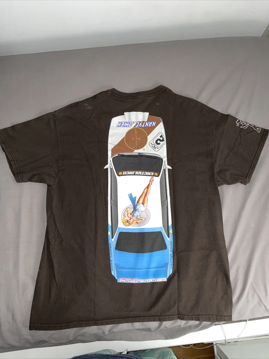 travis scott jackboys vehicle t-shirt brown | eBay