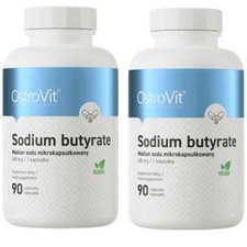 OSTROVIT SODIUM BUTYRATE 2 x 90 CAPSULES 600mg Butyric acid vege