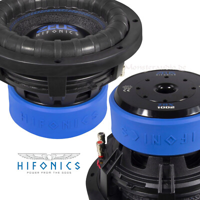 Hifonics ZEUS ZRX-10D2 25cm Auto Subwoofer 800 1600 Watt RMS MAX 2 x 2 Ohm 10''