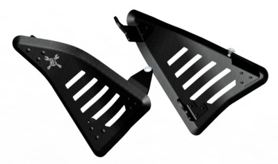 Burly Slash Cut Side Cover Set Black B10-3003TB