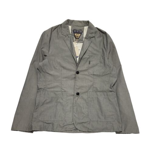 Duck & Cover Grey Cotton Suit Blazer Jacket Uk Men's 2XL 44" Bnwt BB307 - Afbeelding 1 van 5