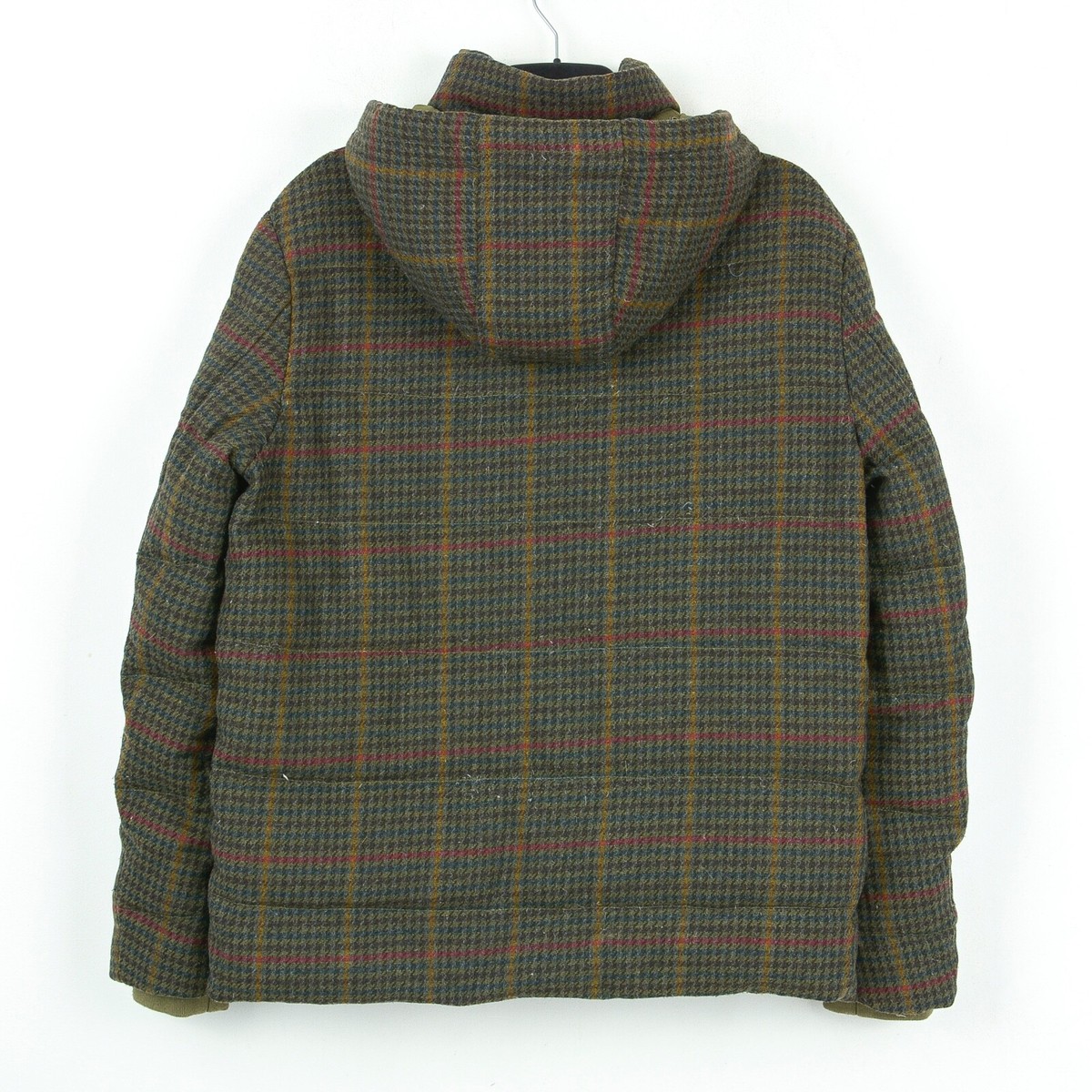 Jack Wills men M Jacket Tweed Wool Down Filled Houndstooth Jack Wills men M Jacket Tweed Wool Down Filled Houndstooth