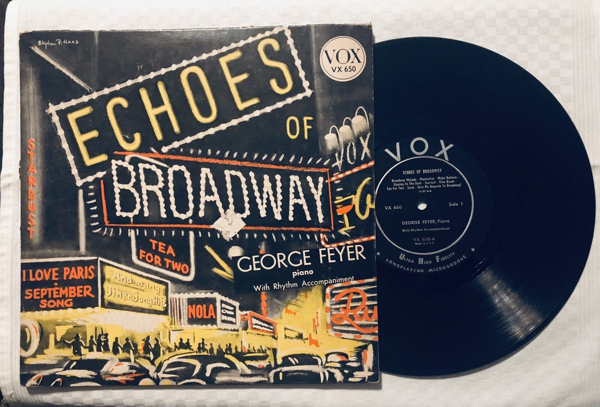 【中古】 Echoes of Broadway Houston 1954 George Feyer - Echoes Of Broadway - VX650 - 10