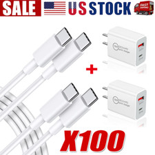 IPhone 16 17 Pro Max Plus USB-C to USB-C Cable Fast Charging PD Type C Cord lot