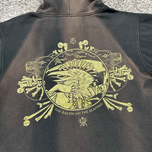 Vtg y2k Band Hoodie Sun Faded Death Metal The Famine Solid State Records Small - Picture 8 of 10