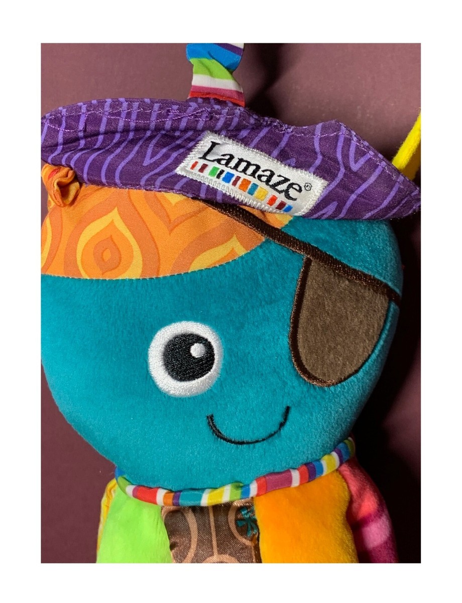 LAMAZE CAPTAIN CALAMARI PIRATE OCTOPUS PLUSH/STUFFED BABY TOY