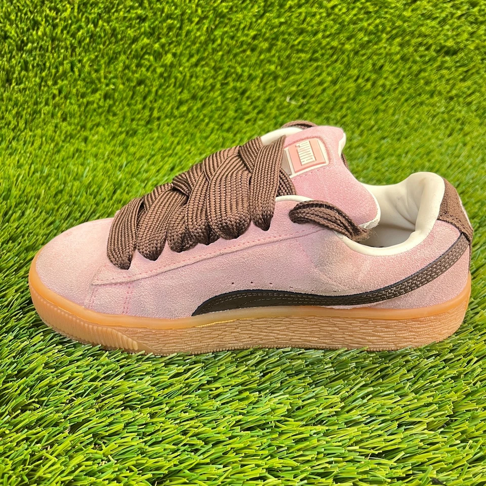 Puma Gamuza XL Melocotón Batido Goma Rosa Marrón Niños Talla 4Y Zapatos Atléticos Tenis Foto 2 de 4