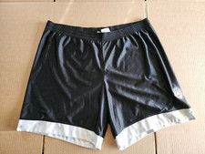 Vintage Nike Team Sports Made U.S.A Men XXL Black Embrodered Basketball Shorts