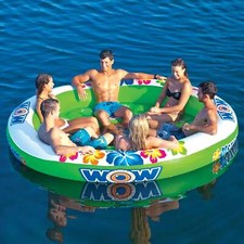 WOW Sports Floating 6 Person Water Lounge Island - Stadium Islander 17-2040