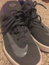 Nike KD Skater Shoes Gray Youth 3.5