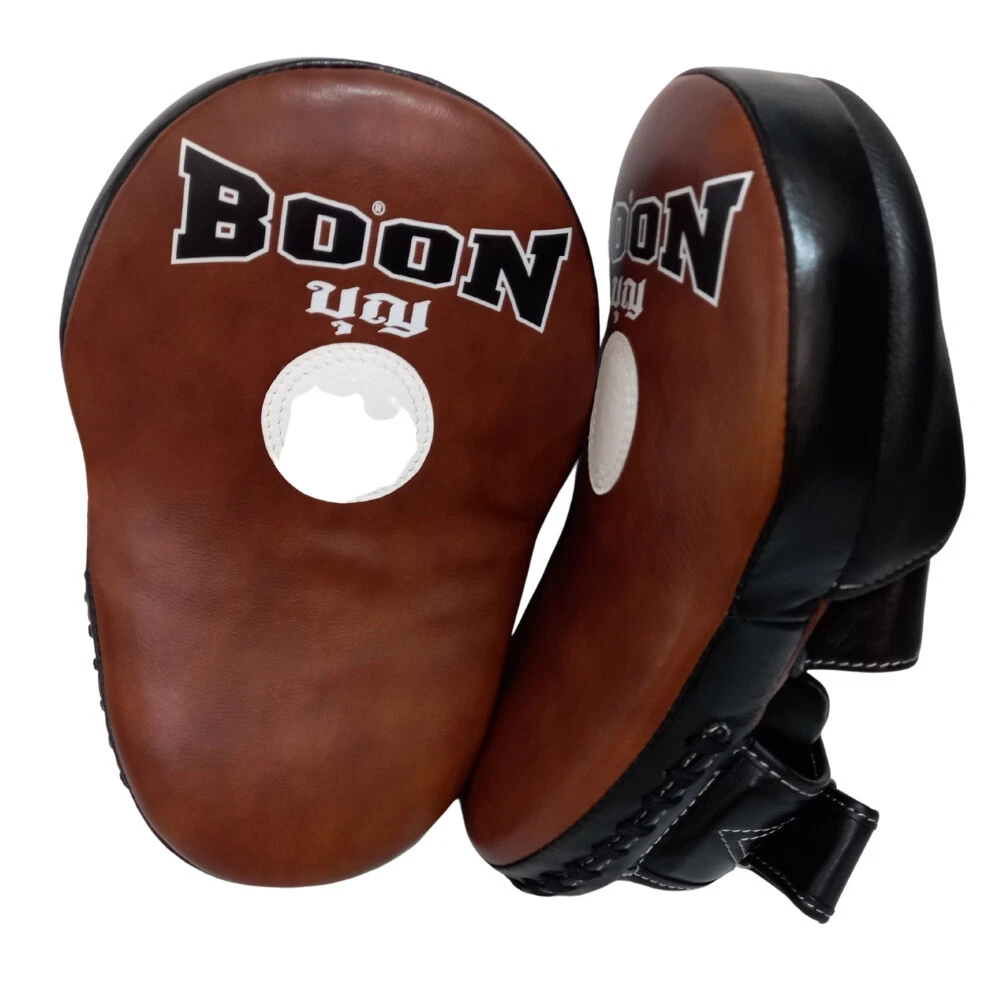 BOON Focus mitts LFMT Long Curved designed 2 Tone Brown Black