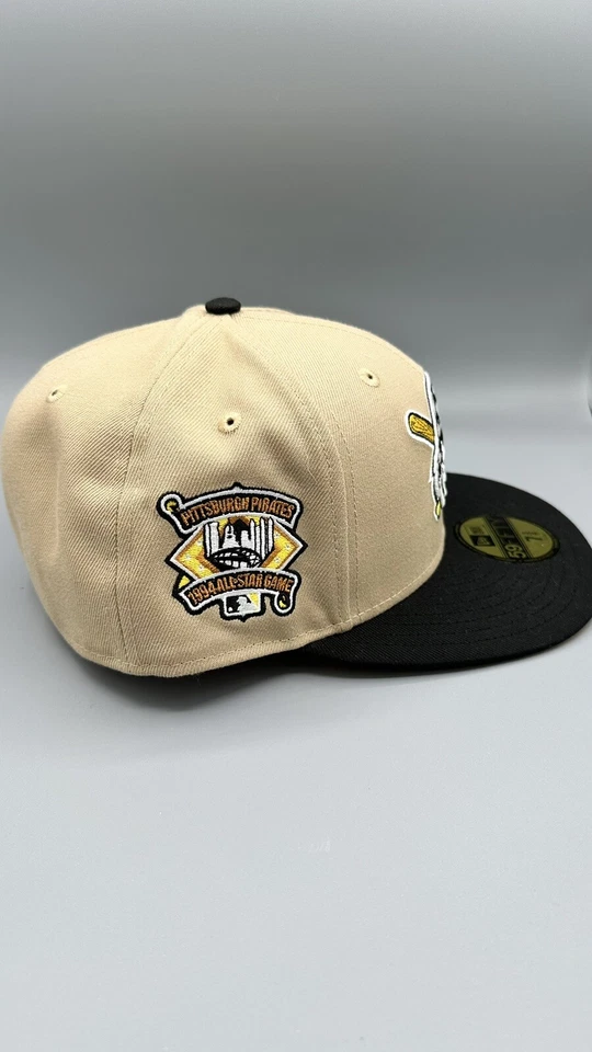 Boné Pittsburgh Pirates ajustado 7 3/4 masculino marrom New Era 59Fifty AS 94 patch - Imagem 4 de 4