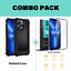 thumbnail 3  - For iPhone 13 Pro Max mini Case Carbon Fiber Back Shockproof Heavy Duty Cover