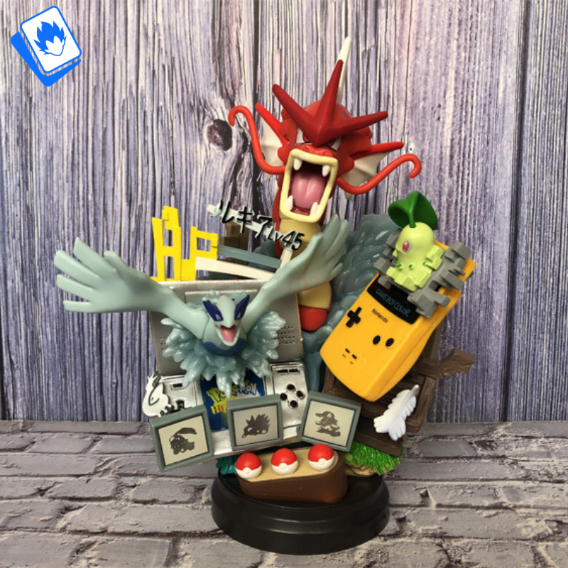 Pokemon Action Figure da combattimento pronto da 7,6 cm con adesivo bonus (Vaporeon