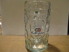 HACKER PSCHORR MUNCHEN "HIMMEL DER BAYERN" 1.0L DIMPLED BEER MUG - GERMANY