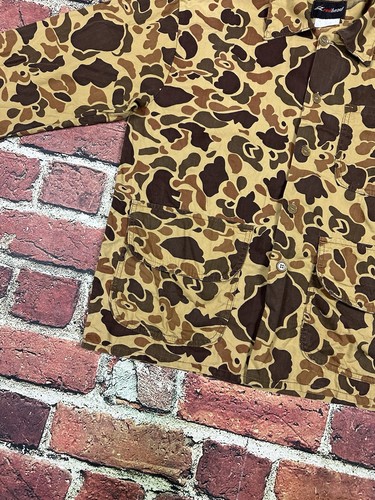 Vintage Redhead Camo Duck Camouflage Button Up Hunting Shirt Lightweight Jacket - Picture 7 of 9