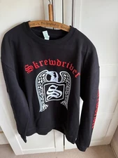 Sweatshirt Skrewdriver music band size S