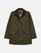Nwt Ladies Joules Montford Wax Jacket/heritage Green--size Us 12/ Uk 16