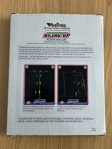 MB Heads Up Vintage 1983 Vectrex Cartridge - Working -👽👾Retro Gift Idea👾👽 - Photo 6/24