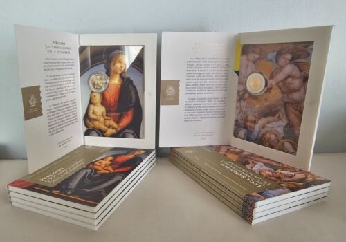 Pack 2 x 2 Euros Commémorative Saint Marin 2023 Signorelli + Perugino - Photo 1/1