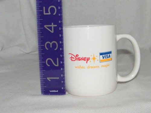 Vintage Disney Visa . White . Tea / Coffee Mug - Wishes . Dreams . Magic - Picture 8 of 10