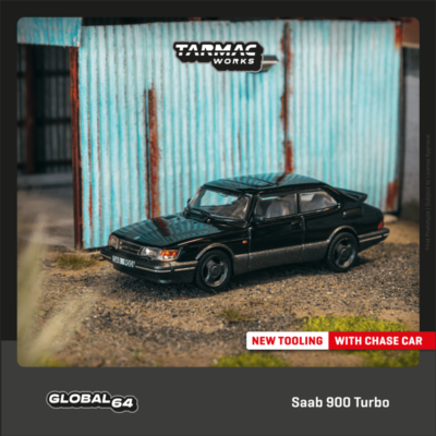 Tarmac Works 1:64 Saab 900 Turbo Black Diecast Model Car | eBay
