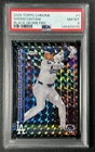 SHOHEI OHTANI PSA 8 2025 TOPPS CHROME #1 BLACK GEOMETRIC REFRACTOR 09/10 DODGERS