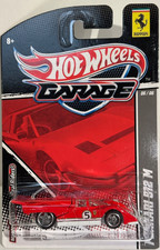 2011 HOT WHEELS, HOT WHEELS GARAGE FERRARI 6/6 512 M RED