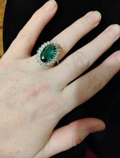 Green stoned ring