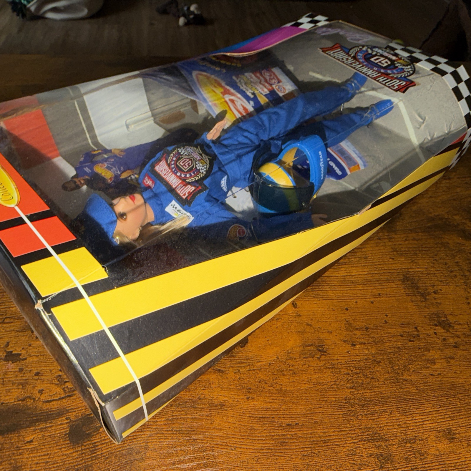 BARBIE 50TH ANNIVERSARY 1948-1998 50 NASCAR COLLECTORS EDITION MATTEL  29442