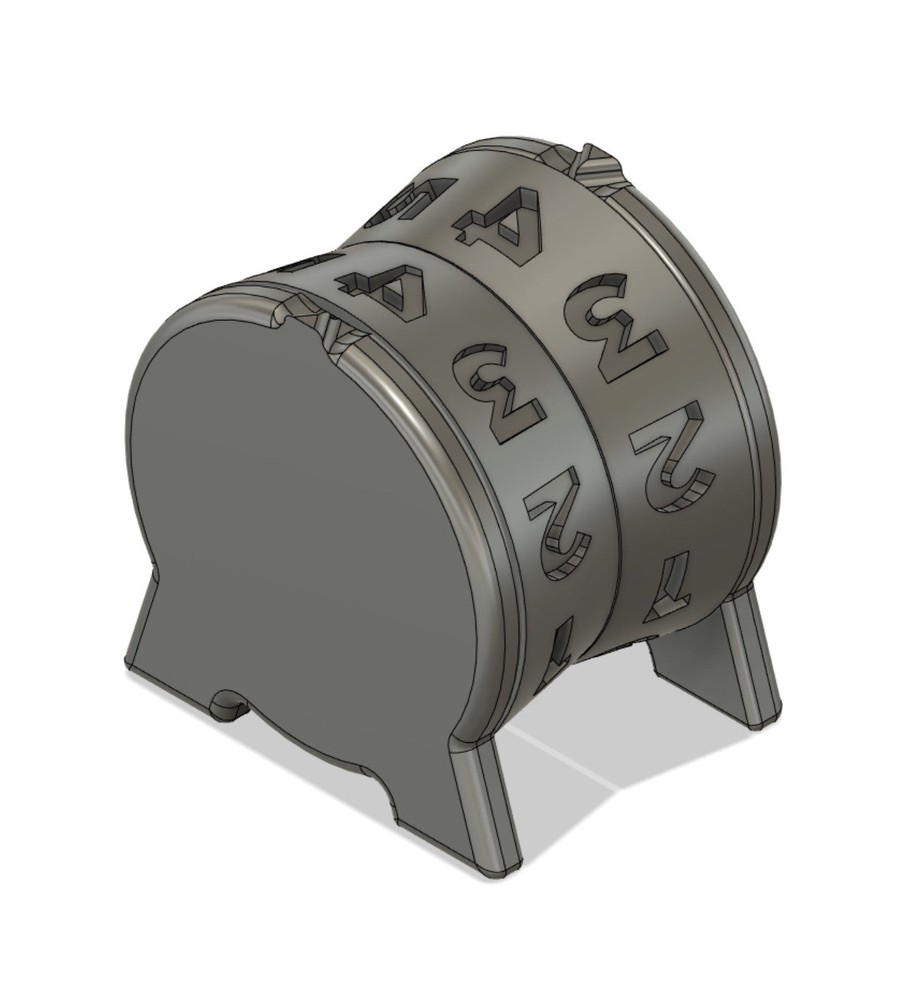 3D Print - Clicky Life Counter