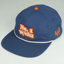 Magellan Outdoor Whataburger Merch "No. 1 w/chz" Adjustable Hat Blue Orange RARE