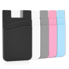 Senose Phone Wallet, Card Holder for Back of Phone Stick on Cellphone Cases