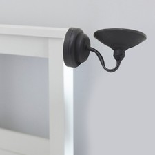 1:12 Dollhouses Wall Lamp Black Sconce Figure Lighting Toy for Pretend Playset