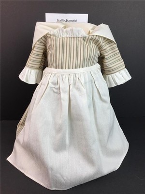 American Girl Felicity Work Outfit~Dress/Gown~Apron~Kerchief~Pleasant Company