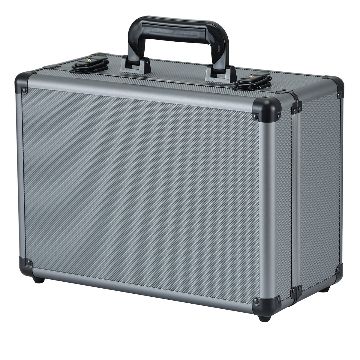 Graded Card Storage Box – Aufbewahrungsbox Für 56 PSA-Karten, 2-reihig, Aluminium, Mit EVA-Schaum