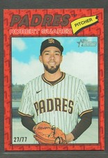 2026 Topps Heritage - Robert Suarez #174 Color of The Year /77 Padres