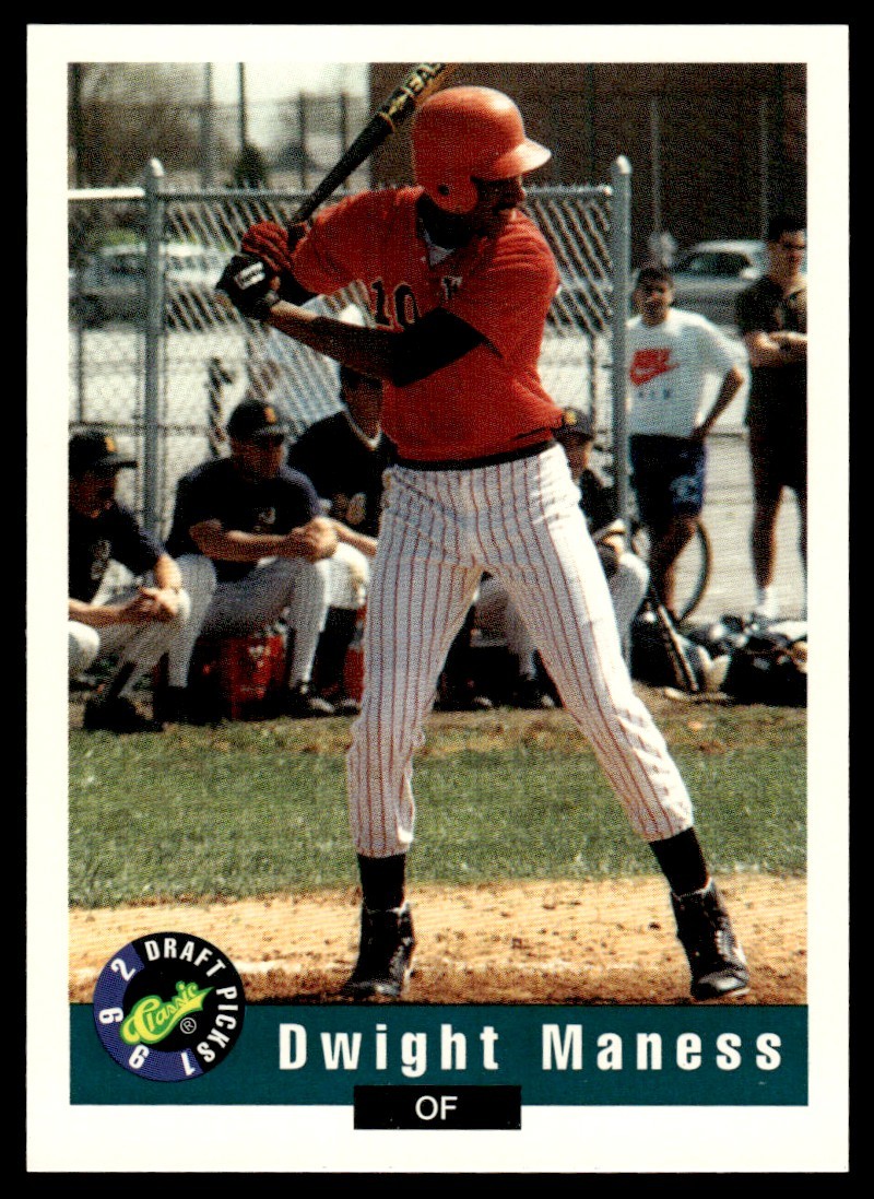 1992 Classic Draft Picks Dwight Maness Los Angeles Dodgers #56