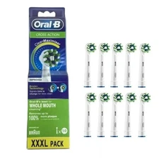 Oral-B CrossAction Electric Toothbrush Replacement Brush Head Refill (10 count)