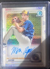 2020 Bowman Chrome - Mega Box Chrome Mojo Autographs Max Lazar #BCMA-ML (AU, RC)