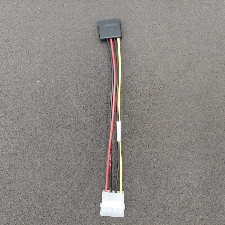 LOT OF 50 SATA Power Female to Molex Male Adapter Converter Cable - Image 2 of 4