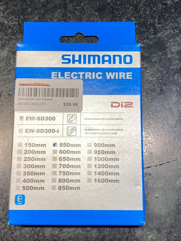 Shimano EW-SD300 550mm Di2 wire, new in box