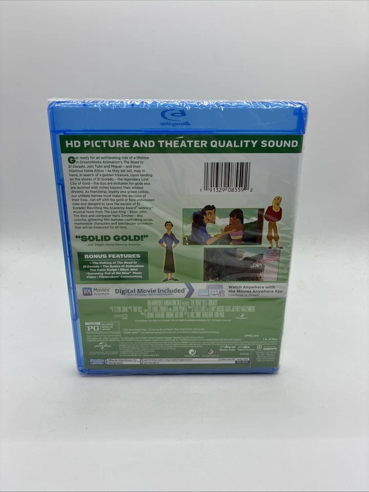 Дорога в Эльдорадо [Blu-ray] новый запечатанный широкоэкранный - Изображение 2 из 4