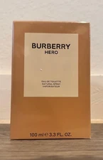 BURBERRY HERO by Burberry 3.3 OZ/100ml EAU DE TOILETTE SPARY NEW IN BOX