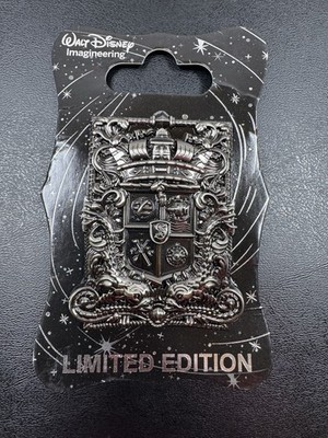 WDI DISNEY S.E.A. SOCIETY OF EXPLORERS & ADVENTURERS CREST GUNMETAL PIN LE 250