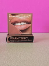MAC M·A·CXIMAL SILKY MATTE Lipstick Mini Size Warm Teddy Brand New With Box