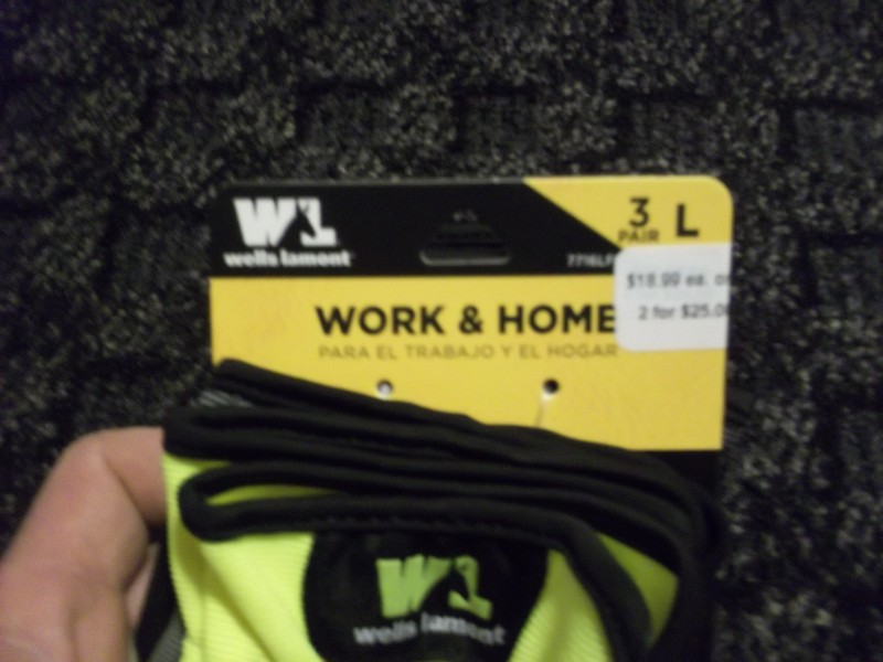 wells lamont Hi-Visibility Work Gloves  3 pair work&home