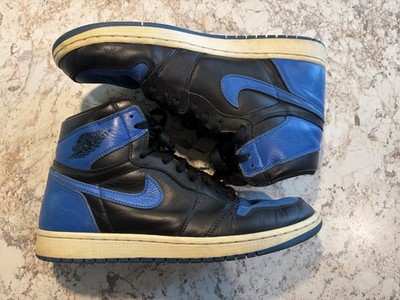 Nike Air Jordan 1 Retro High OG Royal 2017 Size 11.5 555088-007 Black Blue