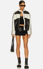 FREE PEOPLE x Revolve Ryder Sport Moto Jacket in Black BNWOT RRP £185